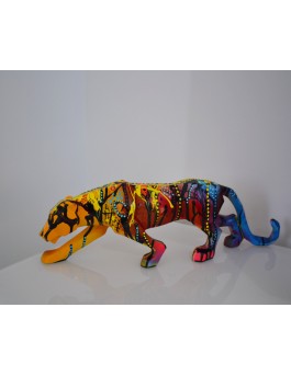 sculpture panthere pop art