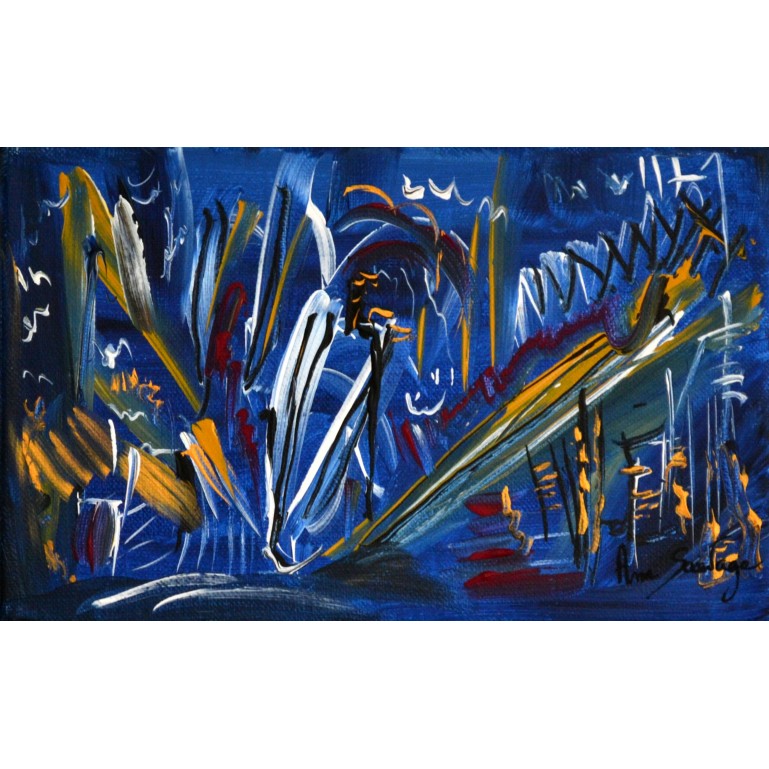 tableau abstrait contemporain moderne pas cher