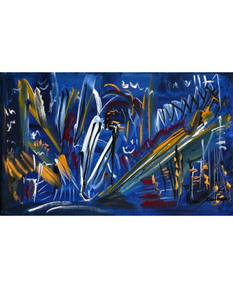 tableau abstrait contemporain moderne pas cher