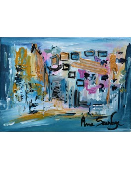 Tableau abstrait pas cher