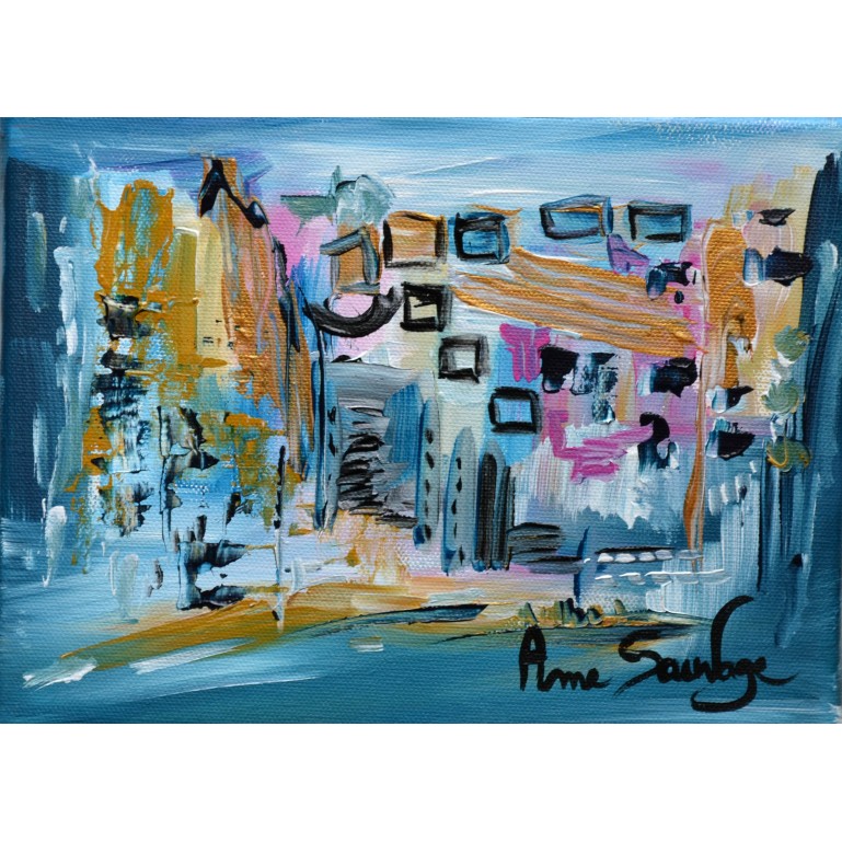 Tableau abstrait pas cher
