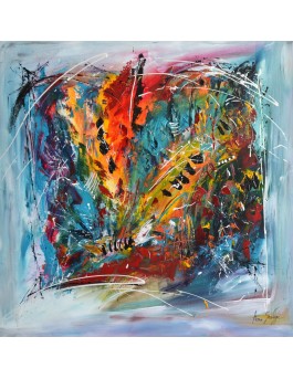 Les couleurs de l'aura - tableau grand format