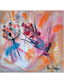 Imaginaire - tableau abstrait multicolore
