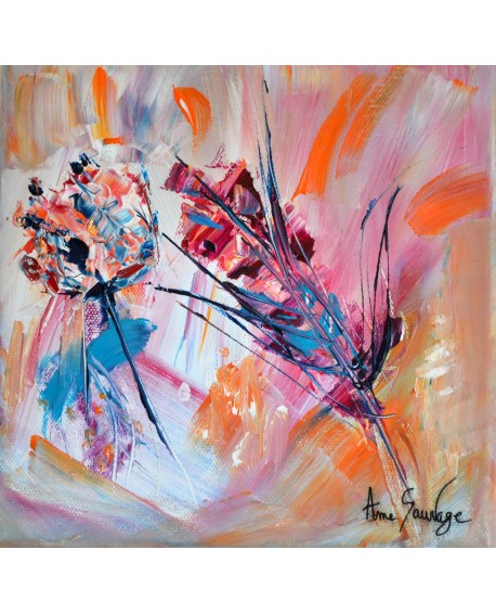 Imaginaire - tableau abstrait multicolore