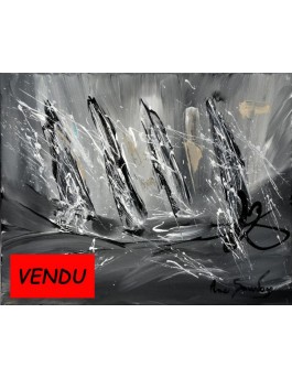 4 voiliers en mer