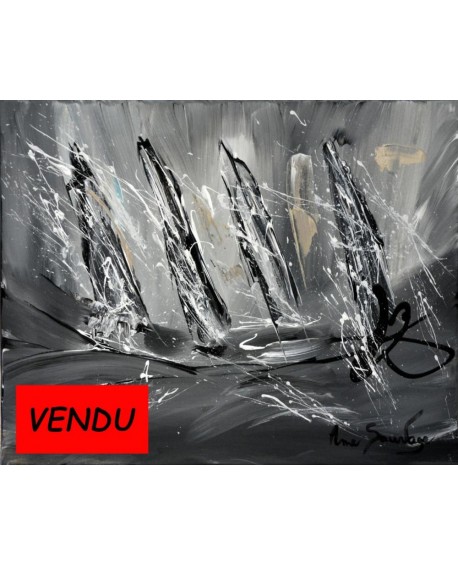 4 voiliers en mer