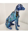 statue chien pop art