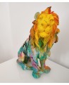 sculpture lion pop art - statue lion