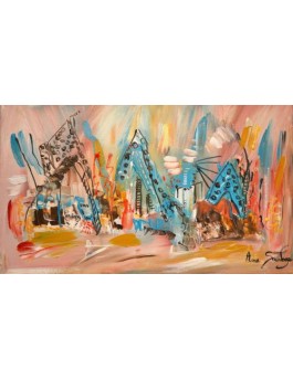 Tableau abstrait Les 3 somptueuses