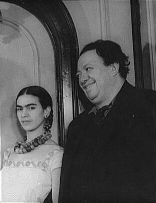 Frida Khalo et Diego Riveira