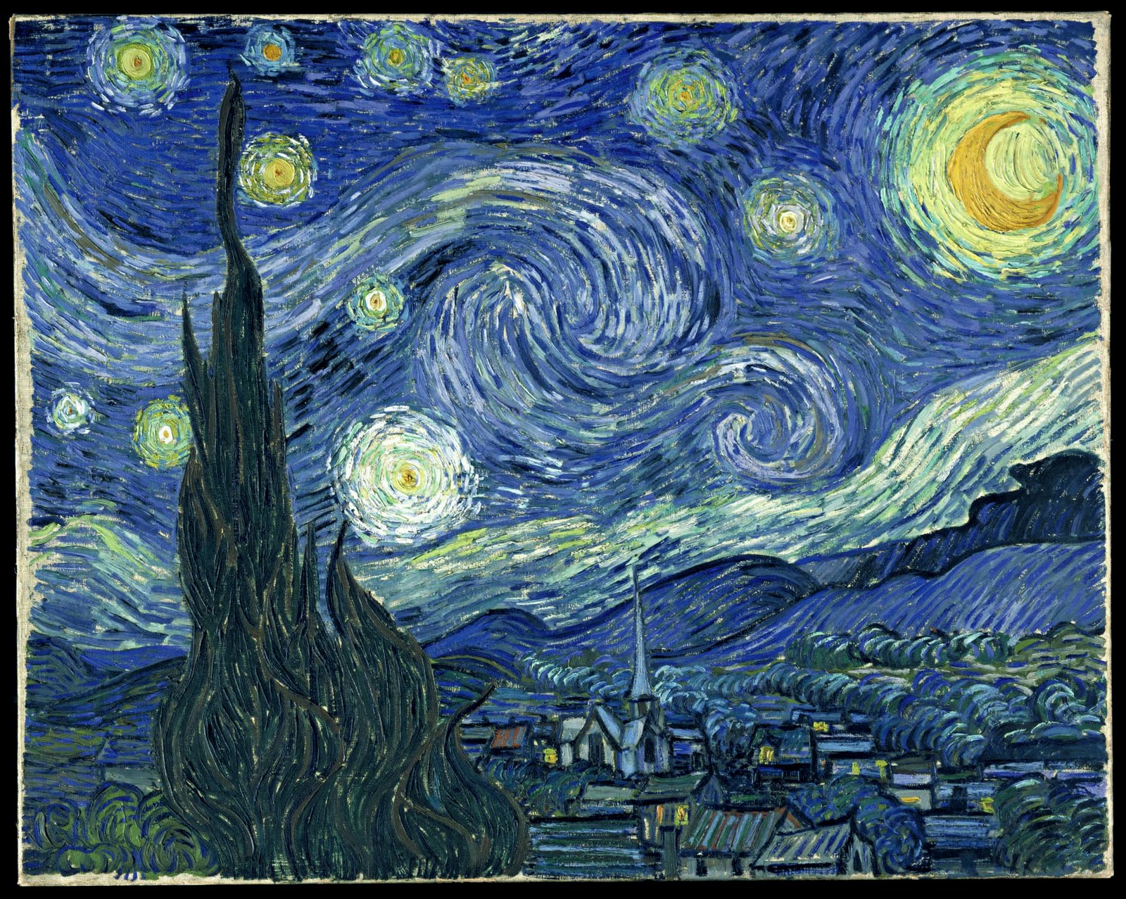 la nuit étoilée de van Gogh