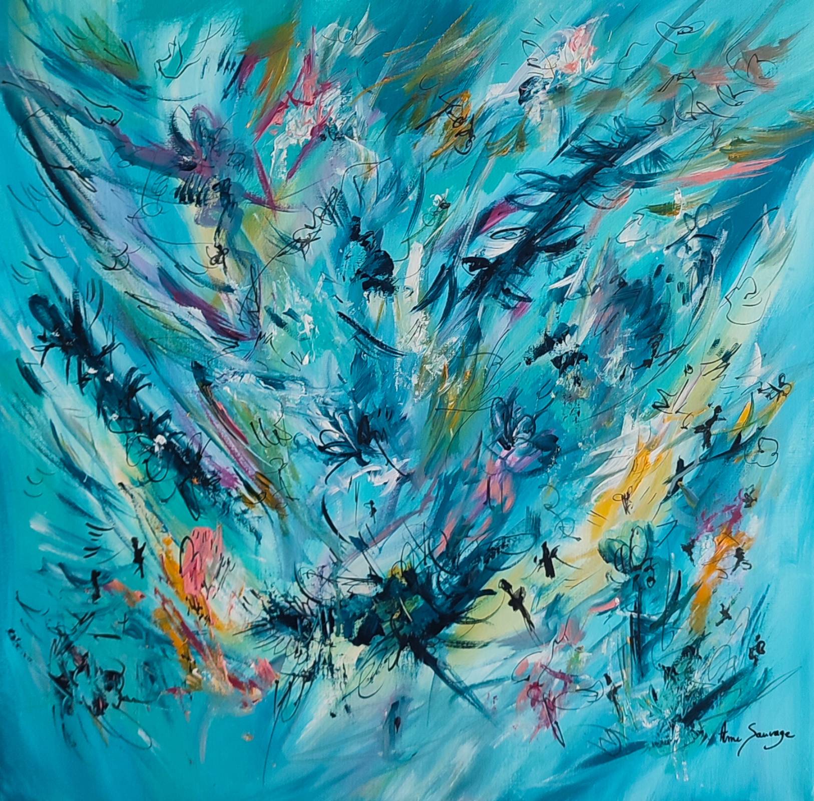 Fleurs et papillons