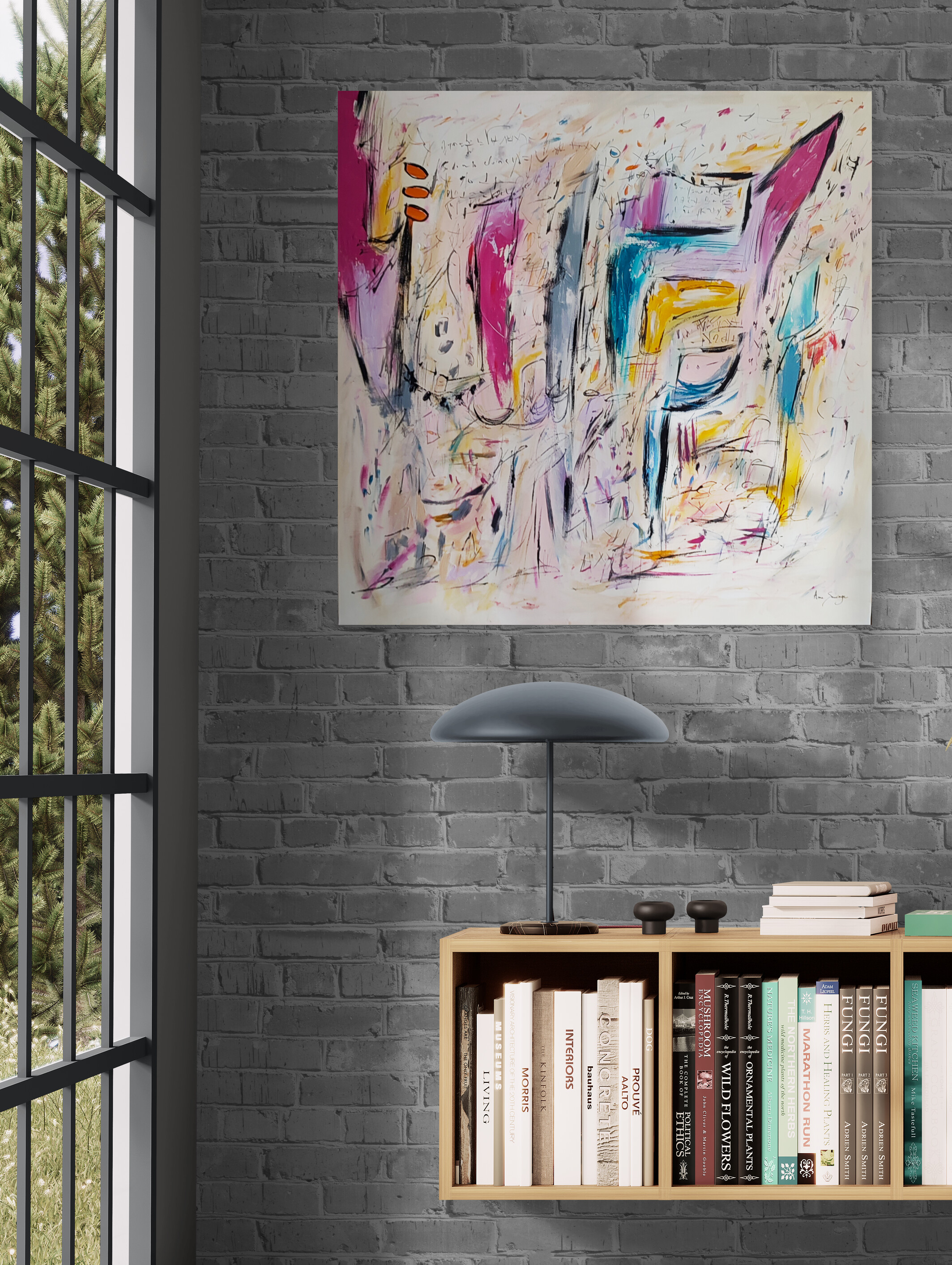 grand-tableau-abstrait-pour-deco-style-industriel-chic