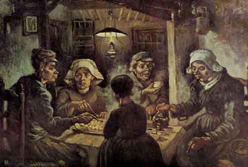 Van Gogh les mangeurs de pommes de terre