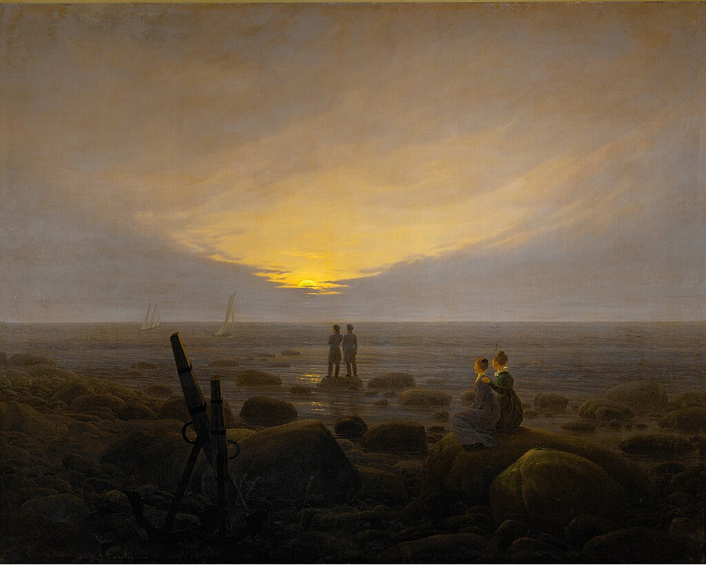 lever-de-lune-sur-la-mer-caspar-friedrich