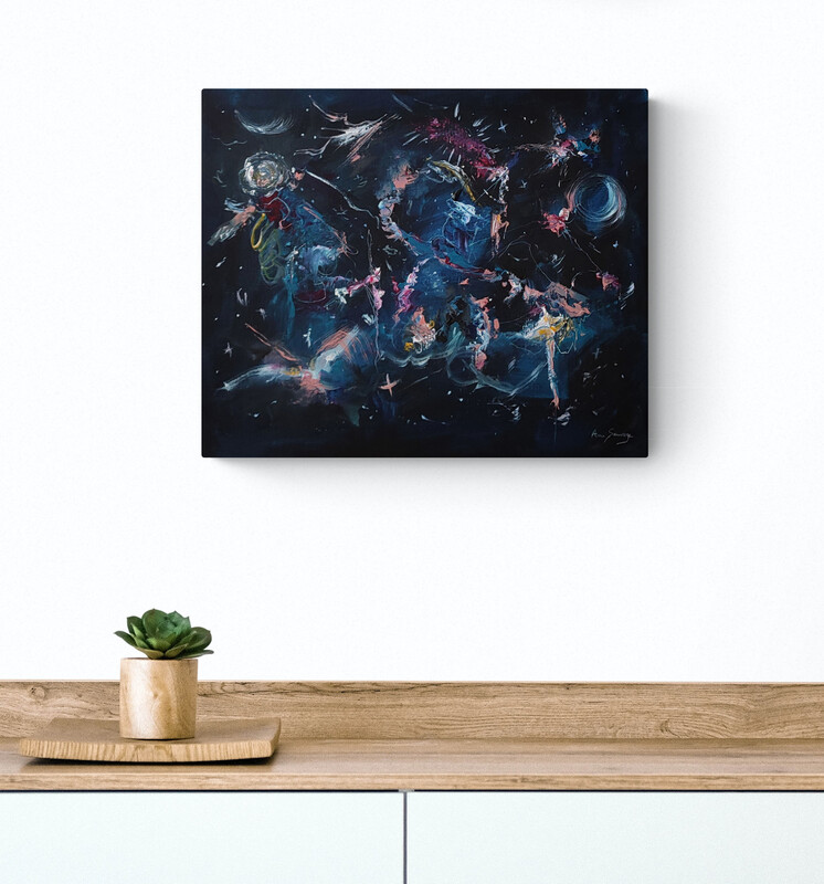 tableau-abstrait-noir-univers-galaxie