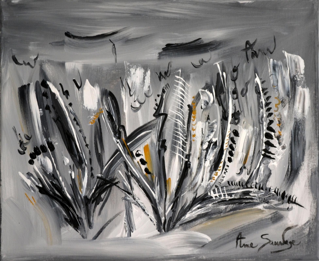 Tableaux noir et blanc : tableau abstrait contemporain moderne et unique
