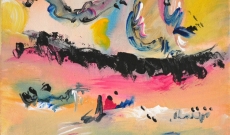 Peintures abstraites sur le thème des oiseaux