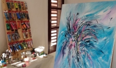 Latour-de-Carol : mon atelier d'artiste peintre