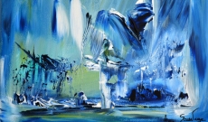 Peintures contemporaines d'artiste peintre